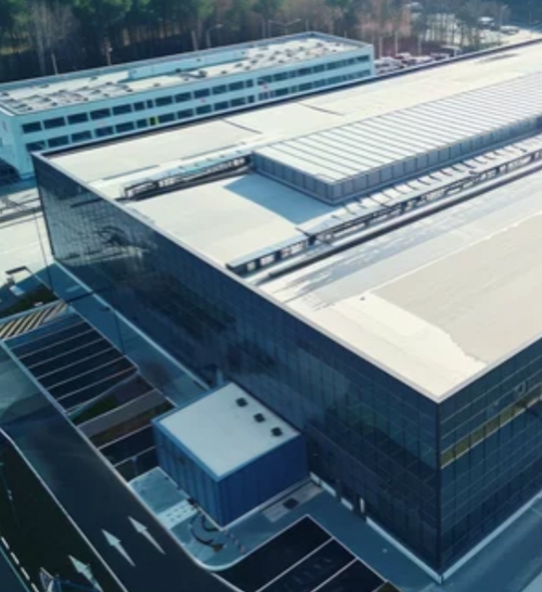 Space-Efficient MEP Design for a Data Centre