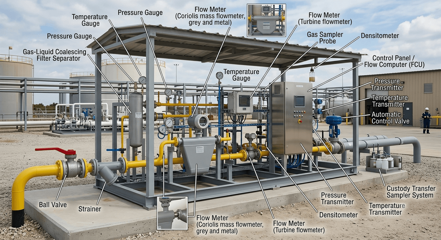 Oil & Gas Metering Skid: How Custody Transfer Accuracy Is Engineered