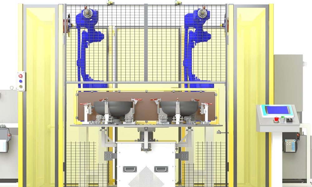 Robotic MIG Welding Cell for Boiler Lid