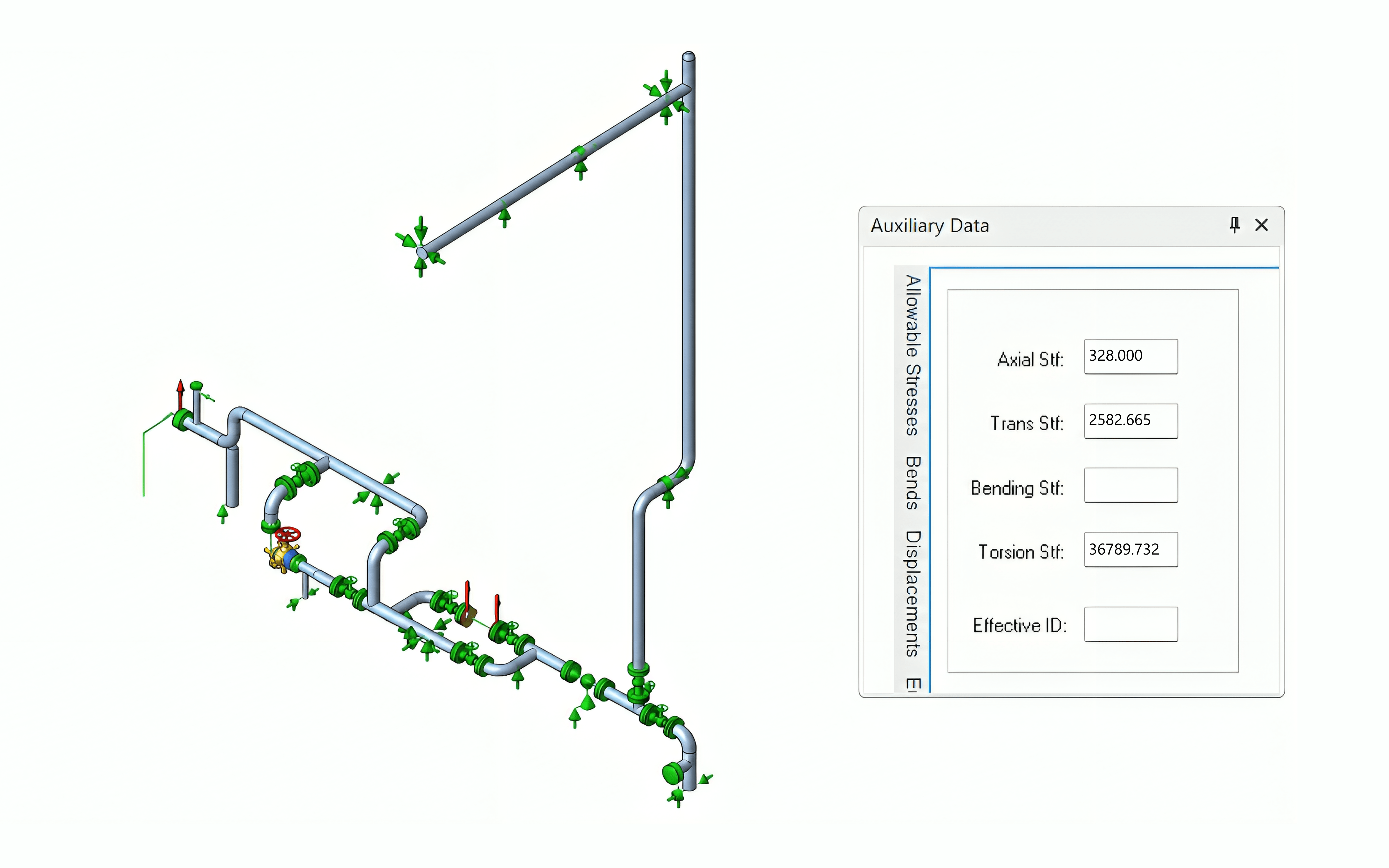 Data-Driven Piping Stress Analysis
